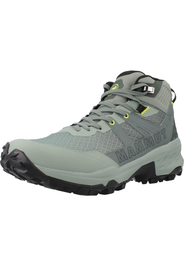 Buty turystyczne damskie Mammut Sertig II Mid GTX. Kolor: zielony. Materiał: tkanina, gore-tex, syntetyk