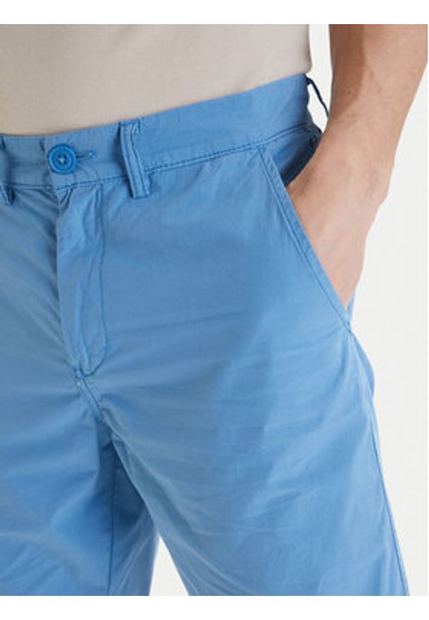 Napapijri Szorty materiałowe Nakuru 6 NP0A4HRV Niebieski Regular Fit. Kolor: niebieski. Materiał: bawełna