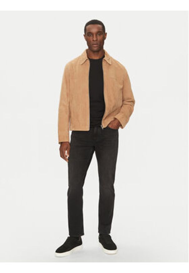 BOSS Jeansy H-Delaware 50532605 Czarny Slim Fit. Kolor: czarny