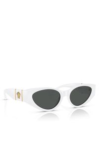 VERSACE - Okulary przeciwsłoneczne Versace. Kolor: biały