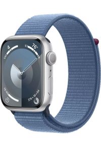 APPLE - Smartwatch Apple Watch 9 45mm GPS Silver Alu Sport Loop Niebieski (MR9F3QP/A). Rodzaj zegarka: smartwatch. Kolor: niebieski. Styl: sportowy #1