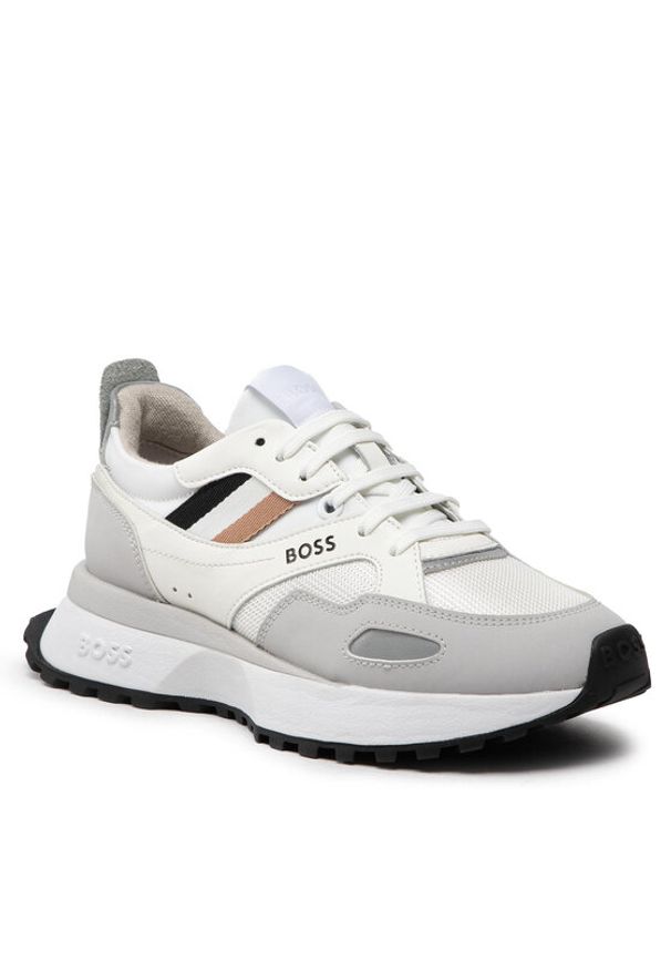 BOSS - Boss Sneakersy Jonah 50481016 10236948 01 Biały. Kolor: biały. Materiał: skóra