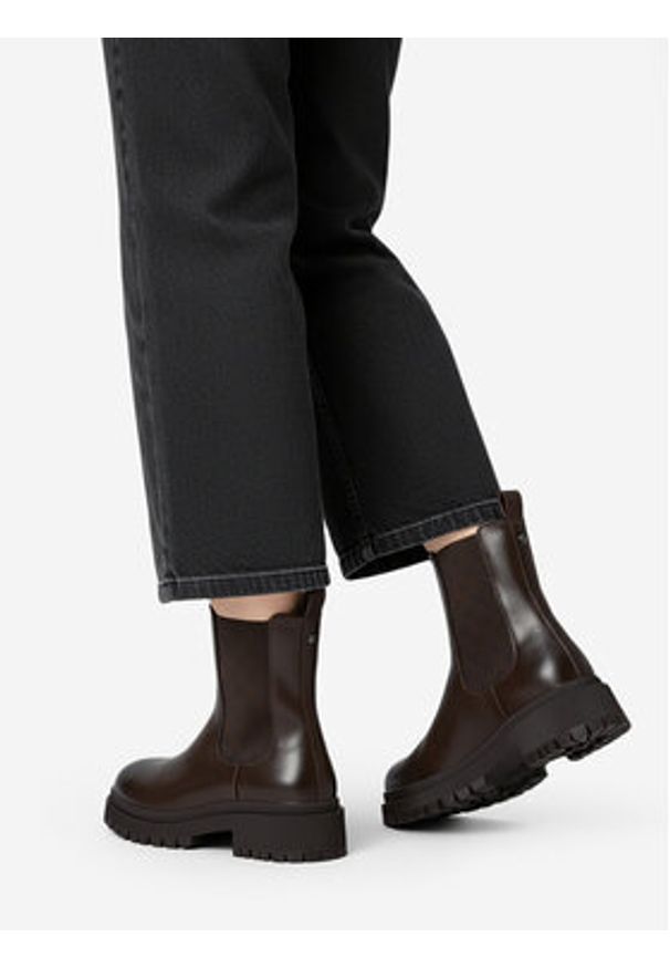 Nine West Sztyblety CEO-BASIMA-01 Brązowy. Kolor: brązowy. Materiał: materiał