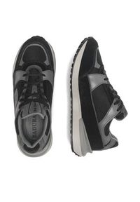 Badura Sneakersy GRAFTON-23 MB Czarny. Kolor: czarny. Materiał: zamsz, skóra #7