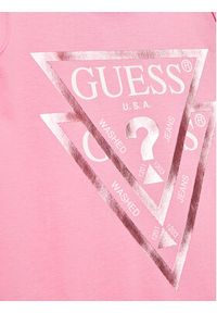 Guess Sukienka codzienna J92K57 KAUD0 Czarny Regular Fit. Okazja: na co dzień. Kolor: czarny. Materiał: bawełna. Typ sukienki: proste. Styl: casual