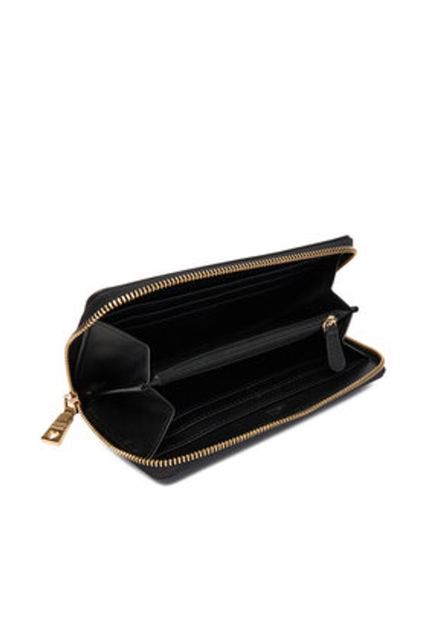 Love Moschino - LOVE MOSCHINO Portfel JC5644PP1OLC0000 Czarny. Kolor: czarny. Materiał: skóra