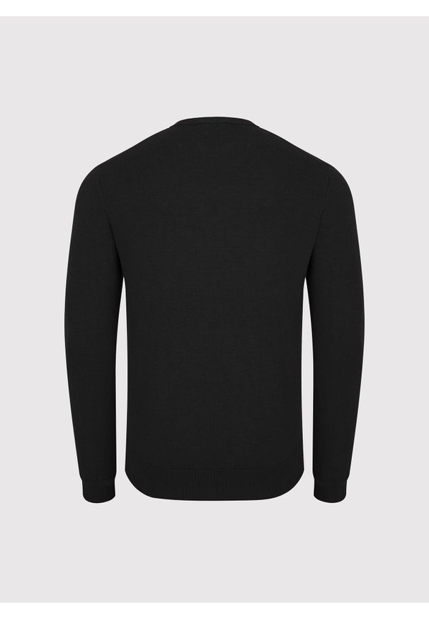 Pako Lorente - PAKO LORENTE - Czarny sweter męski. Okazja: na co dzień. Kolor: niebieski, czarny. Materiał: nylon, wiskoza. Sezon: jesień. Styl: casual