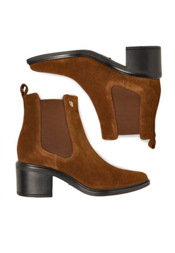 MEXX Botki CEO-MX/046C-WI44 Brązowy. Kolor: brązowy. Materiał: skóra, zamsz