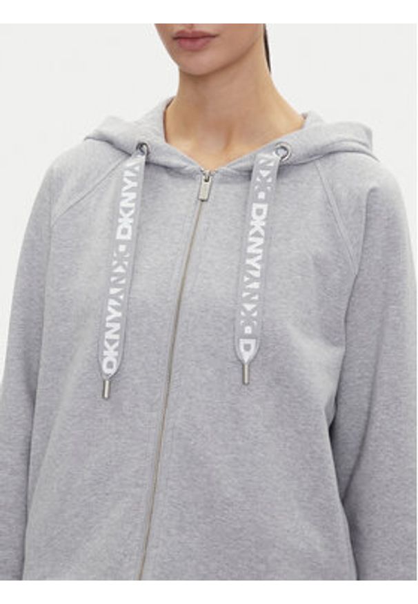 DKNY Sport Bluza DP5J9510 Szary Relaxed Fit. Kolor: szary. Materiał: bawełna. Styl: sportowy