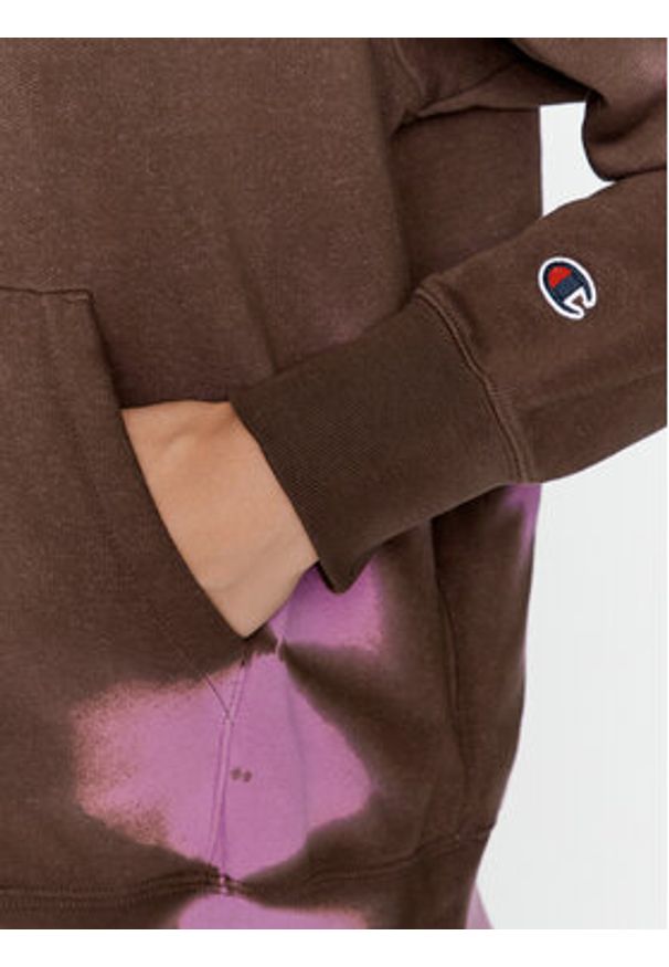 Champion Bluza Hooded Sweatshirt 116753 Różowy Regular Fit. Kolor: różowy. Materiał: bawełna