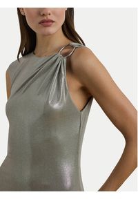 Lauren Ralph Lauren - LAUREN RALPH LAUREN Sukienka wieczorowa 253970801001 Srebrny Slim Fit. Kolor: srebrny. Materiał: syntetyk. Styl: wizytowy #3