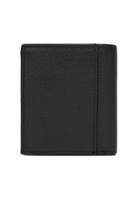 Calvin Klein Duży Portfel Męski Micropebble Comp Trifold W Coin LV04D1034G Czarny. Kolor: czarny. Materiał: skóra