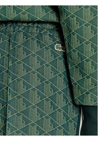 Lacoste Spodnie dresowe XF9313 Zielony Regular Fit. Kolor: zielony. Materiał: bawełna, syntetyk