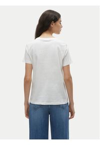 Vero Moda T-Shirt Odessa 10308688 Biały Regular Fit. Kolor: biały. Materiał: bawełna #5