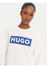 Hugo - HUGO Bluza Classic 50522425 Biały Relaxed Fit. Kolor: biały. Materiał: bawełna #3