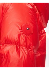 TOMMY HILFIGER - Tommy Hilfiger Kurtka puchowa New York Gloss WW0WW40836 Czerwony Relaxed Fit. Kolor: czerwony. Materiał: syntetyk #7
