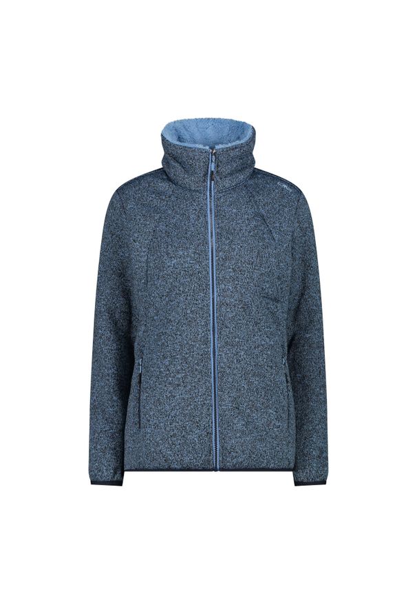 Bluza damska turystyczna CMP 34H2976. Kolor: niebieski. Materiał: polar. Sport: turystyka piesza