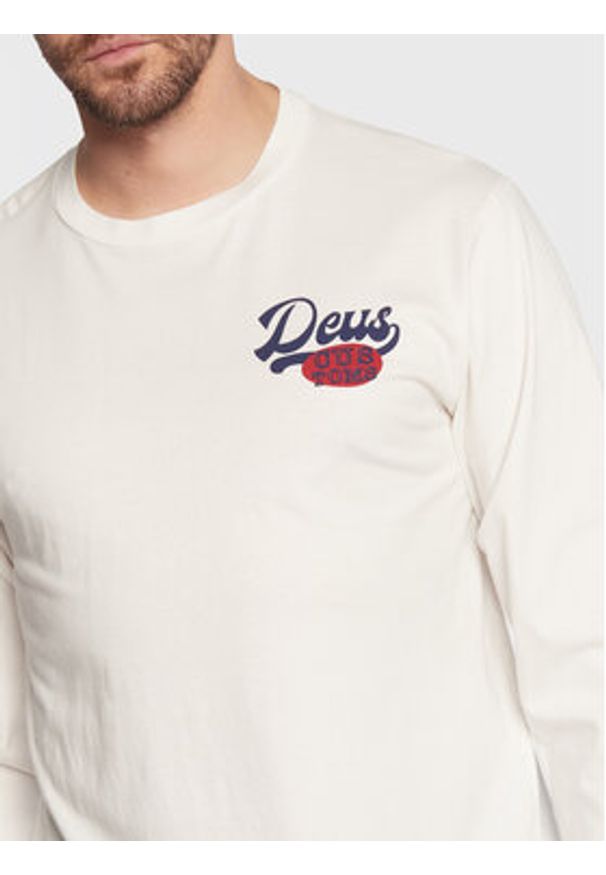 Deus Ex Machina Longsleeve Marigold DMF221379 Biały Regular Fit. Kolor: biały. Materiał: bawełna. Długość rękawa: długi rękaw