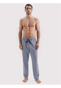 Seidensticker Spodnie piżamowe 12.120080 Granatowy Regular Fit. Kolor: niebieski. Materiał: bawełna #1