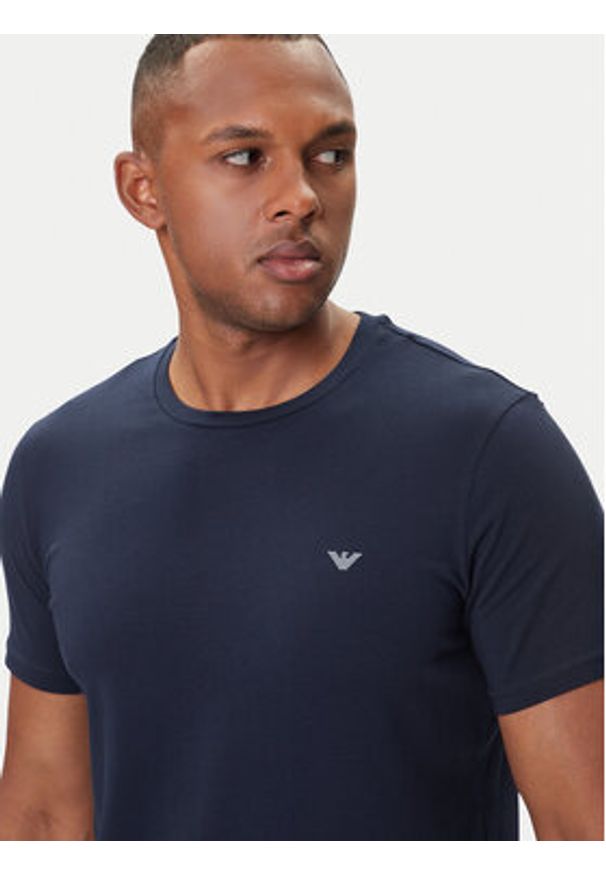 Emporio Armani Underwear Komplet 2 t-shirtów EM000391 AF10776 M8098 Kolorowy Regular Fit. Materiał: bawełna. Wzór: kolorowy