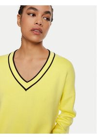 Liu Jo Sport Sweter TF4049 MS59L Żółty Relaxed Fit. Kolor: żółty. Materiał: syntetyk. Styl: sportowy #2