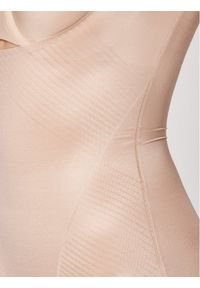 Spanx - SPANX Kombinezon modelujący Thinstincts® 2.0 Open-Bust Mid-Thigh 10235R Beżowy. Kolor: beżowy #2
