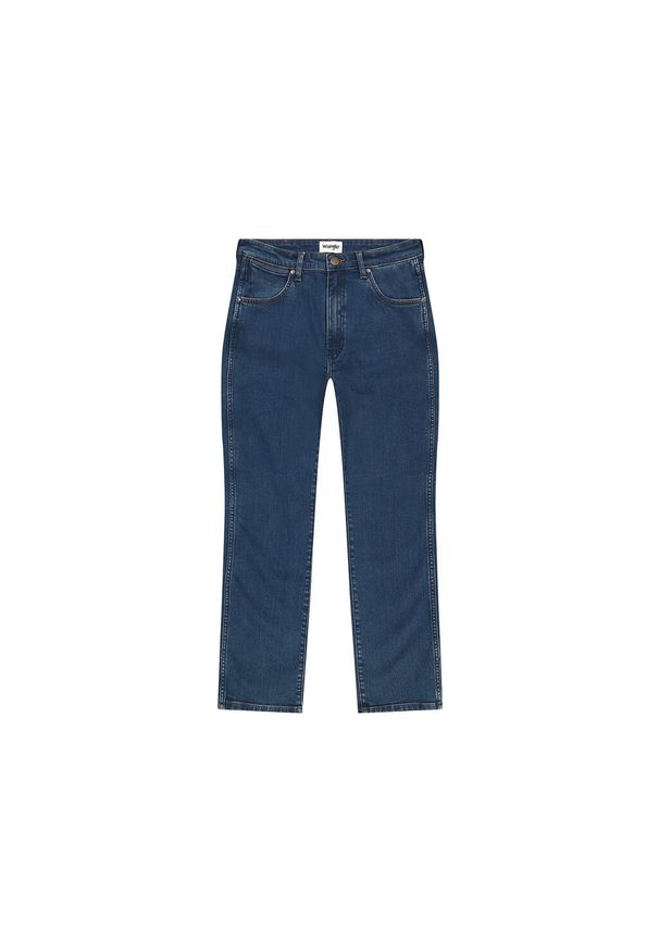 Wrangler - WRANGLER MĘSKIE SPODNIE JEANSOWE LARSTON BLUE GREY 112355025 W18S017416