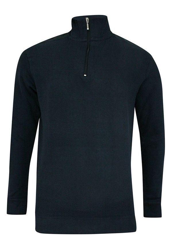 Niebieski sweter Pako Jeans bez kaptura, klasyczny