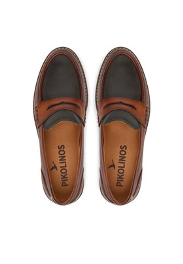 Pikolinos Mokasyny W8J-3541C8 Brązowy. Kolor: brązowy. Materiał: skóra