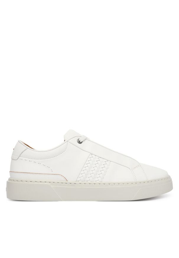 Sneakersy BOSS. Kolor: biały