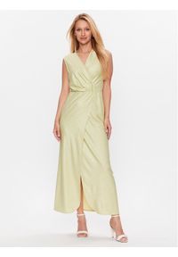 Rinascimento Sukienka koktajlowa CFC0113696003 Zielony Regular Fit. Kolor: zielony. Materiał: syntetyk. Styl: wizytowy #1