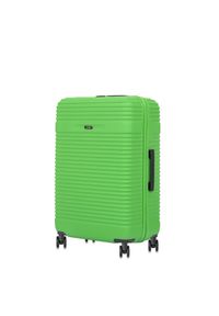 Ochnik - Komplet walizek na kółkach 19''/24''/28''. Kolor: zielony. Materiał: materiał, poliester, guma, kauczuk #9
