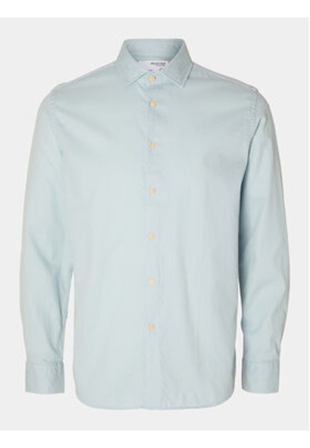 Selected Homme Koszula Regbond 16092566 Niebieski Regular Fit. Kolor: niebieski. Materiał: bawełna
