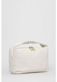 Furla torebka skórzana kolor biały. Kolor: biały. Materiał: skórzane. Rodzaj torebki: na ramię #5