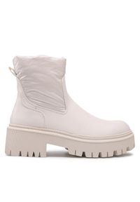 DeeZee Botki H18981-2 Écru. Materiał: skóra #1