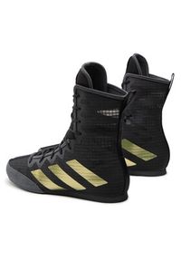 Adidas - adidas Buty bokserskie Box Hog 4 GZ6116 Czarny. Kolor: czarny. Materiał: materiał