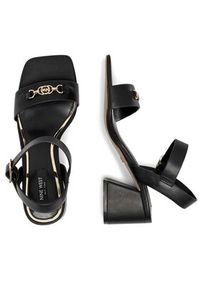 Nine West Sandały 123AL0553 Czarny. Kolor: czarny. Materiał: syntetyk
