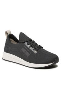 Tommy Jeans Sneakersy Tjm Knitted Runner EM0EM01225 Czarny. Kolor: czarny. Materiał: materiał #5