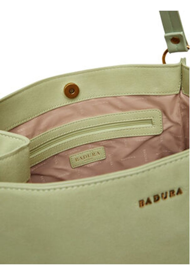 Badura Torebka Wen-13 Khaki. Kolor: brązowy. Materiał: skórzane