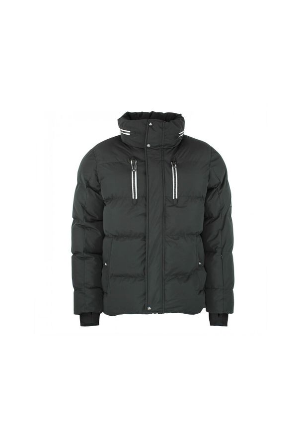 PEAK MOUNTAIN - Kurtka narciarska ze zintegrowanym kapturem Peak Mountain. Kolor: czarny. Sezon: zima. Sport: narciarstwo