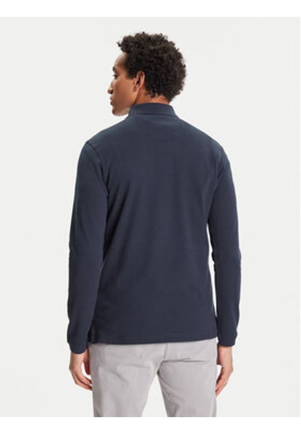 Barbour Polo Tartan MML0705NY91 Granatowy Regular Fit. Typ kołnierza: polo. Kolor: niebieski. Materiał: bawełna