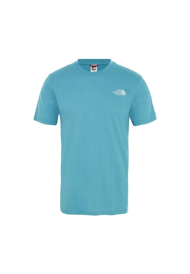 Koszulka The North Face M Simple Dome Tee męska. Kolor: niebieski