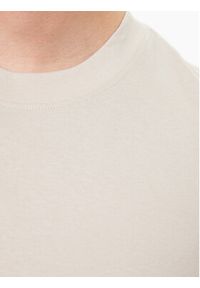 Jack & Jones - Jack&Jones T-Shirt Brink 12185628 Beżowy Loose Fit. Kolor: beżowy. Materiał: bawełna #6