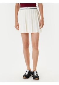 Guess Spódnica plisowana V5BD02 Z1152 Écru Regular Fit. Materiał: akryl