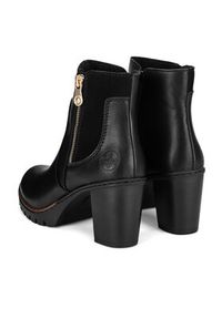 Rieker Botki Y2557-00 Czarny. Kolor: czarny. Materiał: skóra #5