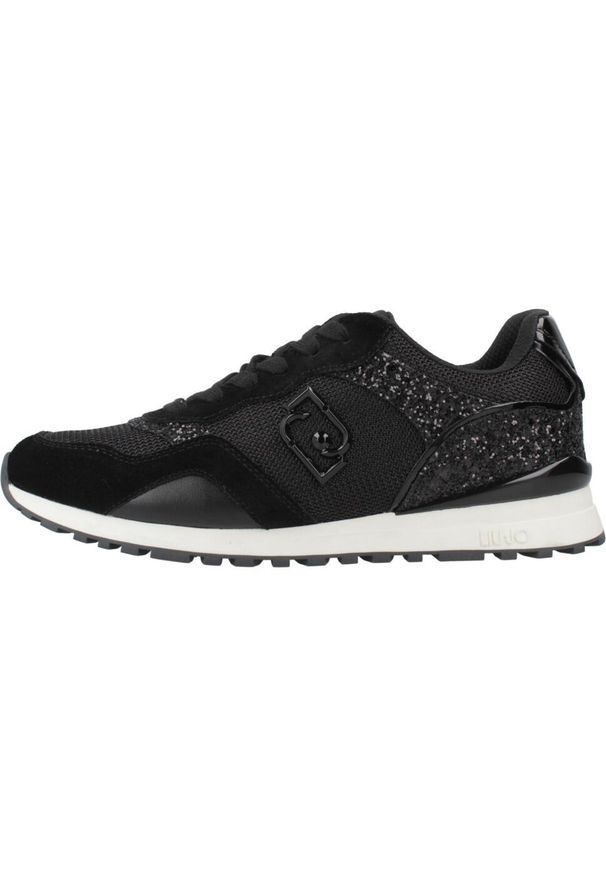 Liu Jo - Kapcie LIU-JO MAXI WONDER LOW 02 Czarny. Kolor: czarny. Materiał: tkanina, skóra. Styl: sportowy