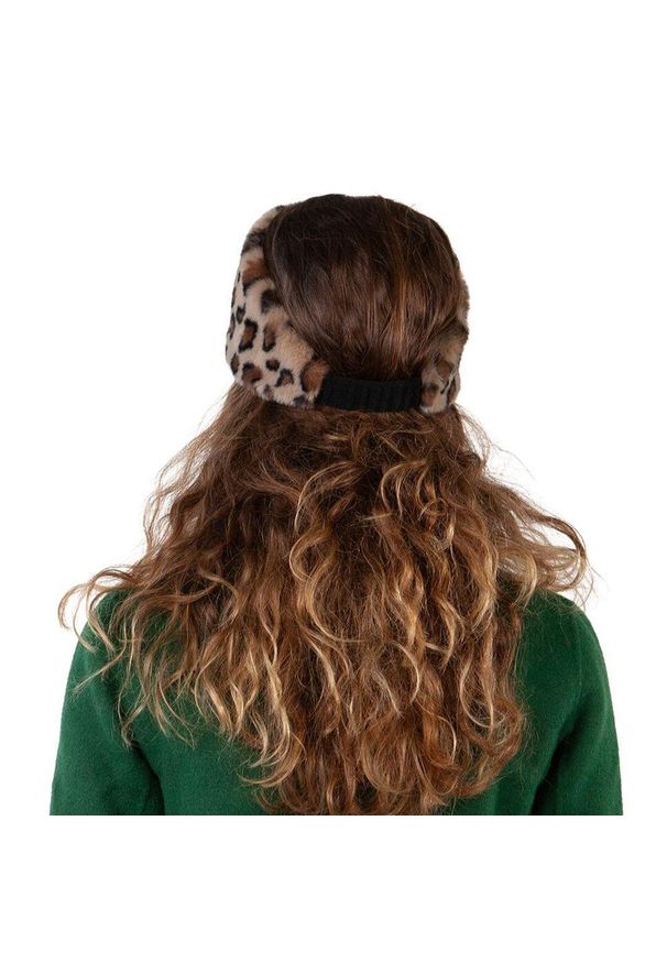 Opaska damska Barts Breanne. Kolor: brązowy. Materiał: futro, polar. Sezon: zima. Styl: sportowy