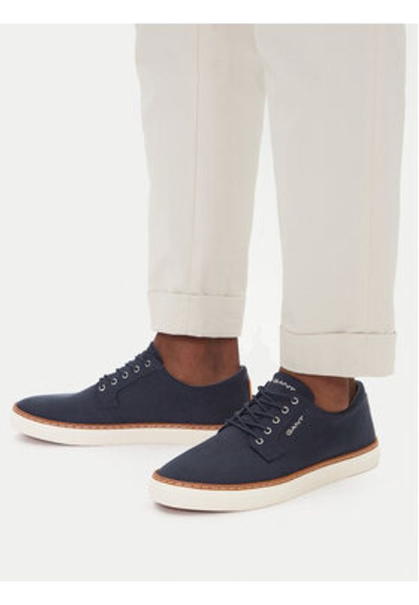 GANT - Gant Półbuty 30638802 Granatowy. Kolor: niebieski. Materiał: materiał