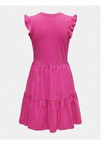 only - ONLY Sukienka letnia May 15226992 Różowy Regular Fit. Kolor: różowy. Materiał: bawełna. Sezon: lato