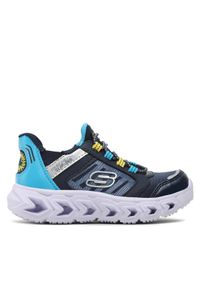 skechers - Skechers Sneakersy Odelux 403843L/NVBL Granatowy. Kolor: niebieski. Materiał: materiał